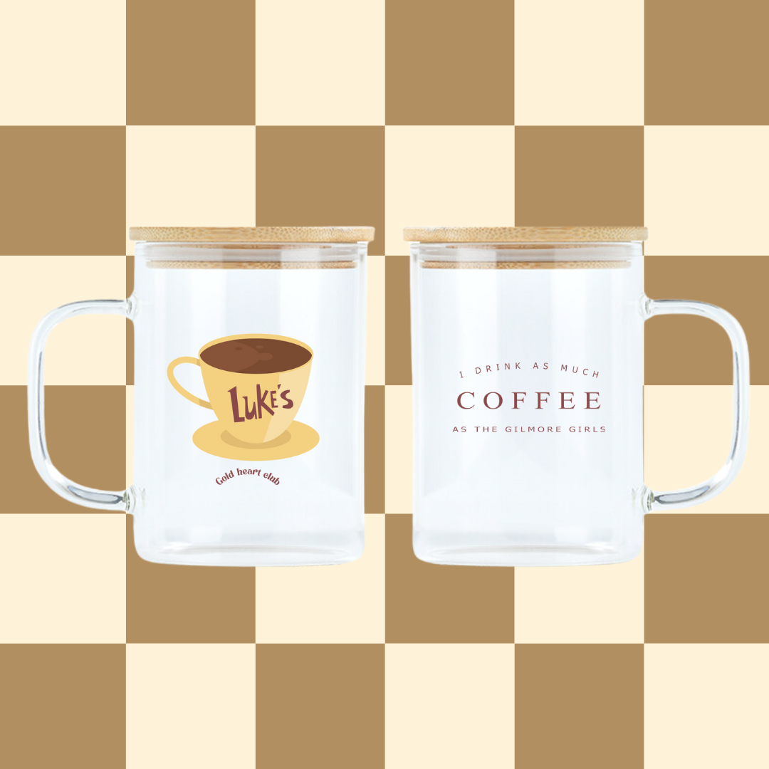 *Pre-Sale* Gilmore Girls Glass Mug (Multiple Design Options)