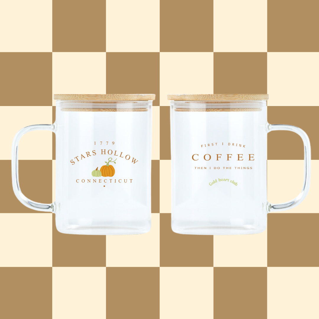 *Pre-Sale* Gilmore Girls Glass Mug (Multiple Design Options)