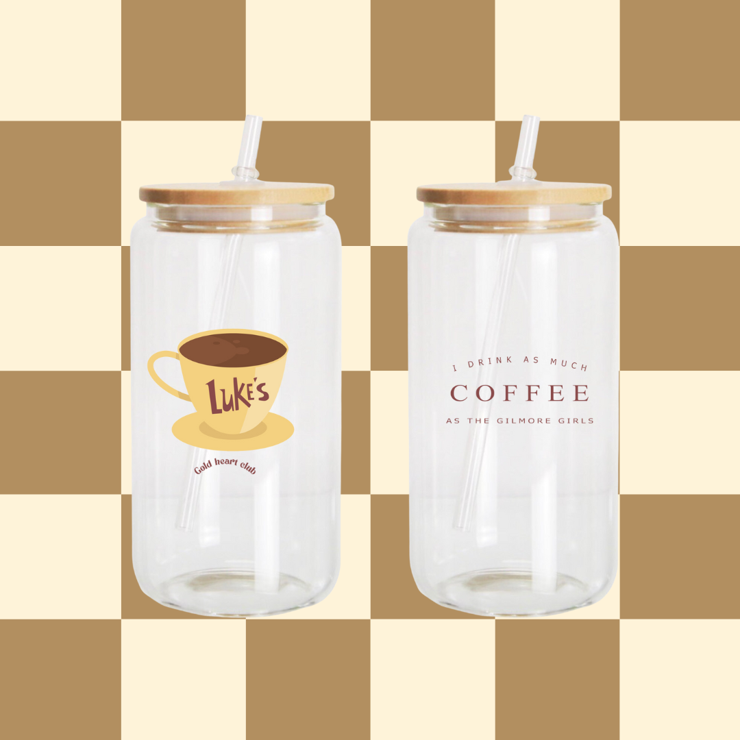 *Pre-Sale* Gilmore Girls Glass Mug (Multiple Design Options)