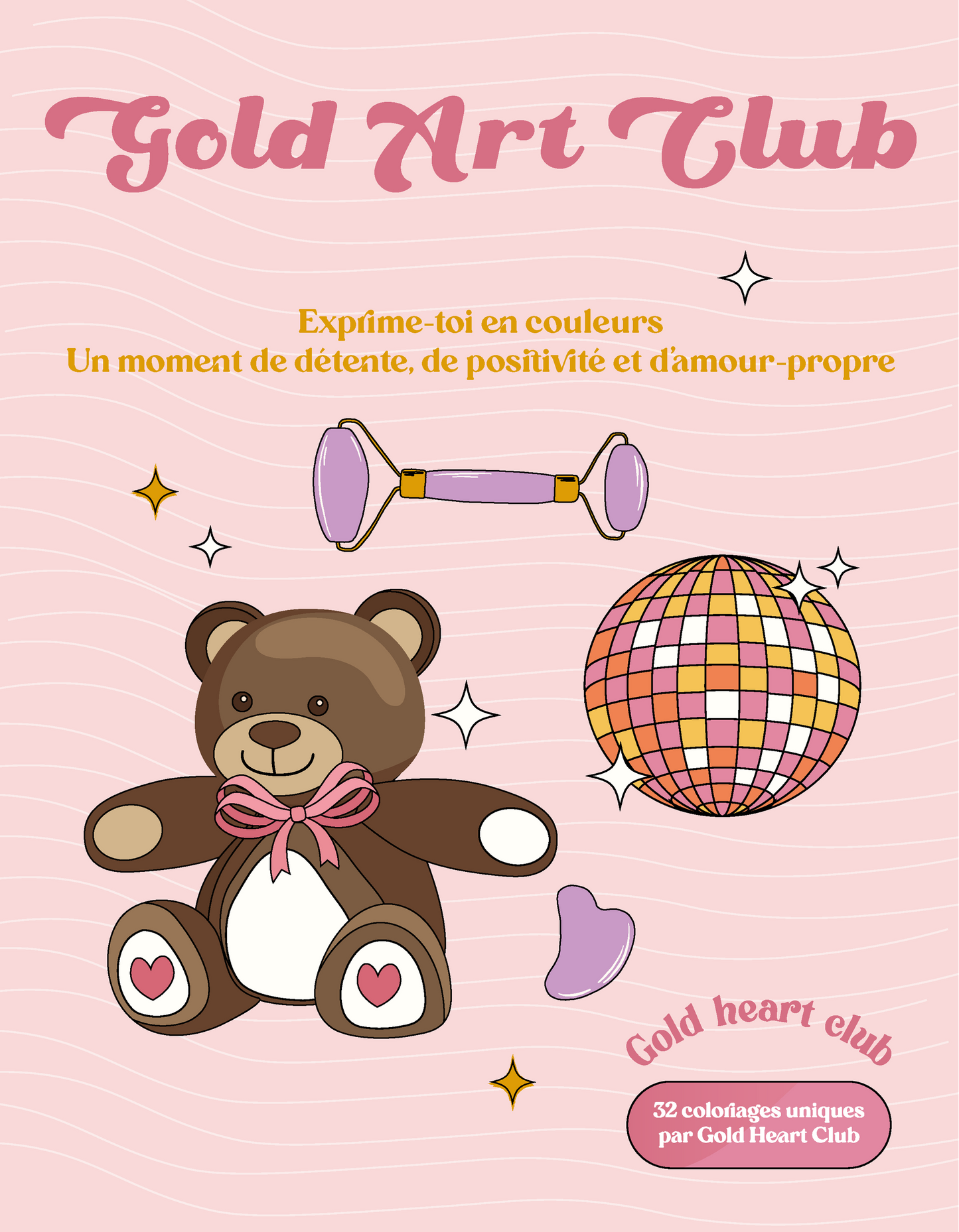 Cahier à colorier Gold Art Club - Vol 3