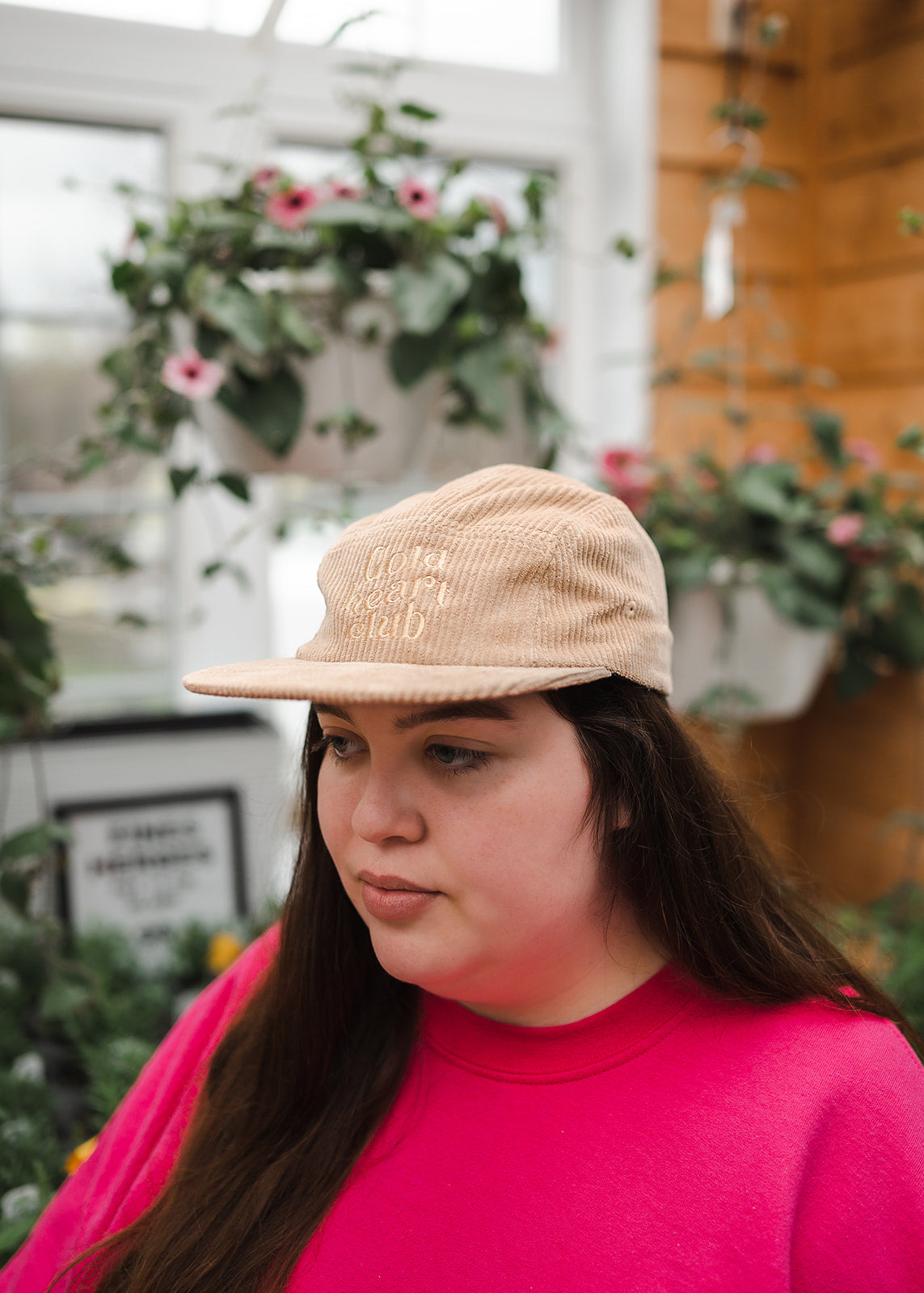 Corduroy cap